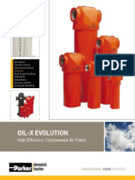 Oil-X Evolution: High Efficiency Compressed Air Filters