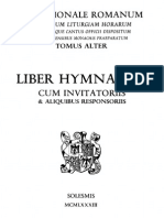 Liber Hymnarius (Praenotanda)