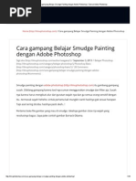 Download Cara Gampang Belajar Smudge Painting Dengan Adobe Photoshop _ Tutorial Adobe Photoshop by Raja Palasa SN256215727 doc pdf