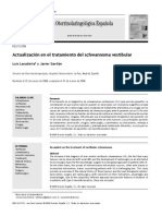 Acta Otorrinolaringológica Española: Actualización en El Tratamiento Del Schwannoma Vestibular