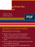 Weaning From The Ventilator