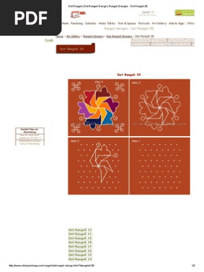 Dot Rangoli _ Dot Rangoli Design _ Rangoli Designs - Dot Rangoli 30