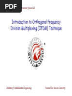 Introduction To Orthogonal Frequency Division Multiplexing (OFDM) Technique