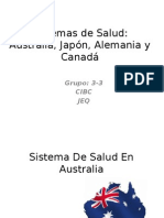 Salud Publica en Australia, Japón, Alemania