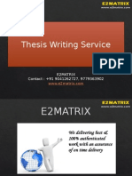 Thesis Writing Service