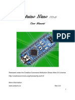 Arduino Nano v3.0 datasheet 