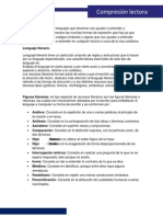 Compresion Lectora Lenguaje Literario Resumen PDF