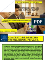 Conceptos Fundamentales Del Derecho Internacional Privado. Unica Febrero de 2015