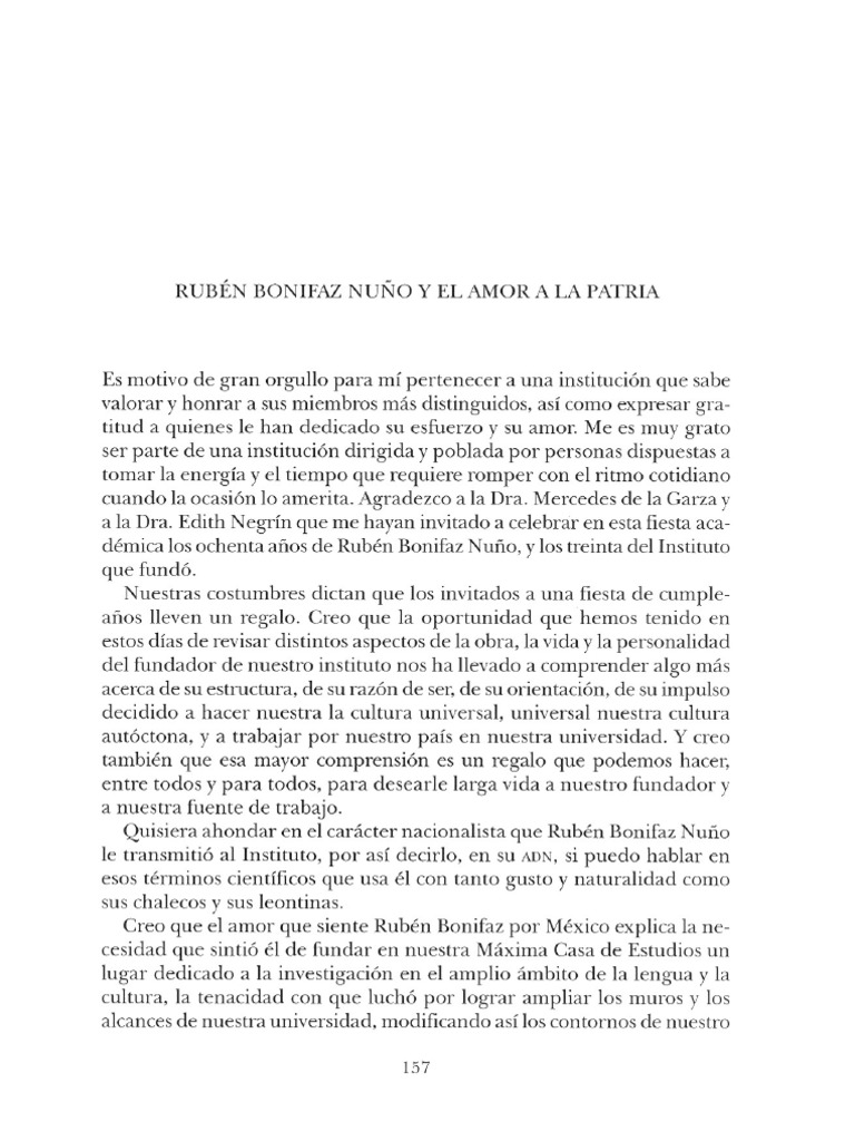 El Amor A La Patria | PDF