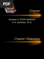 Subnets in TCP/IP Networks © N. Ganesan, PH.D