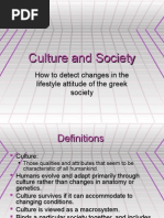 Culture and Society