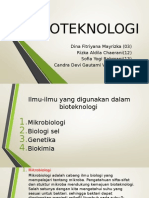 BIOTEKNOLOGI