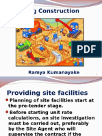 Planning Construction Site: Ramya Kumanayake