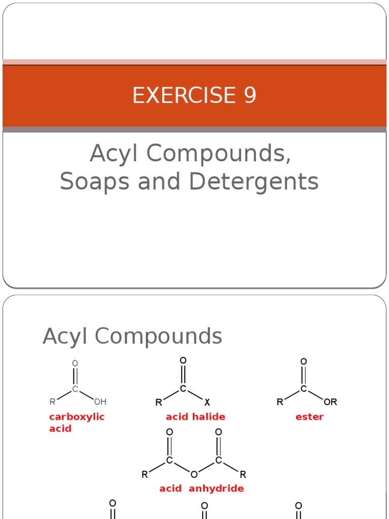 Acyl Compounds | PDF | Carboxylic Acid | Acid