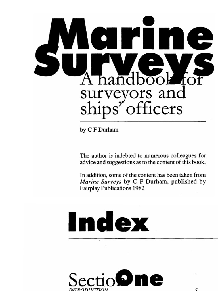 Marine Survey PDF