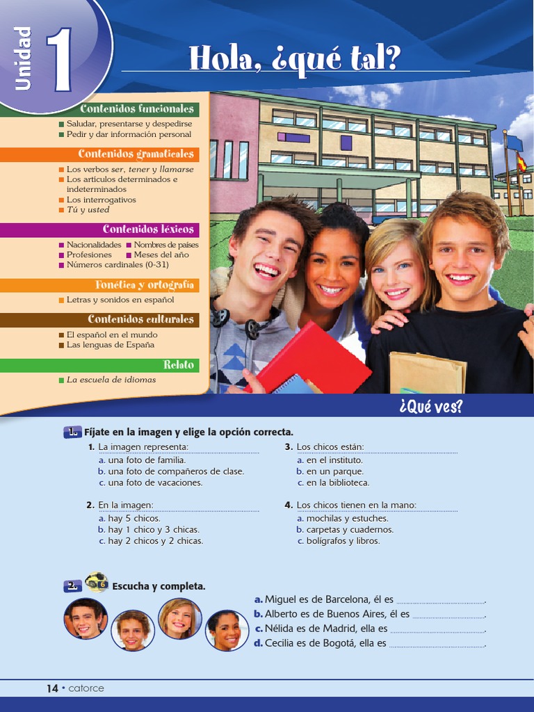 Espacio Joven Unidad01 | PDF | Semiótica | Tipología Lingüística
