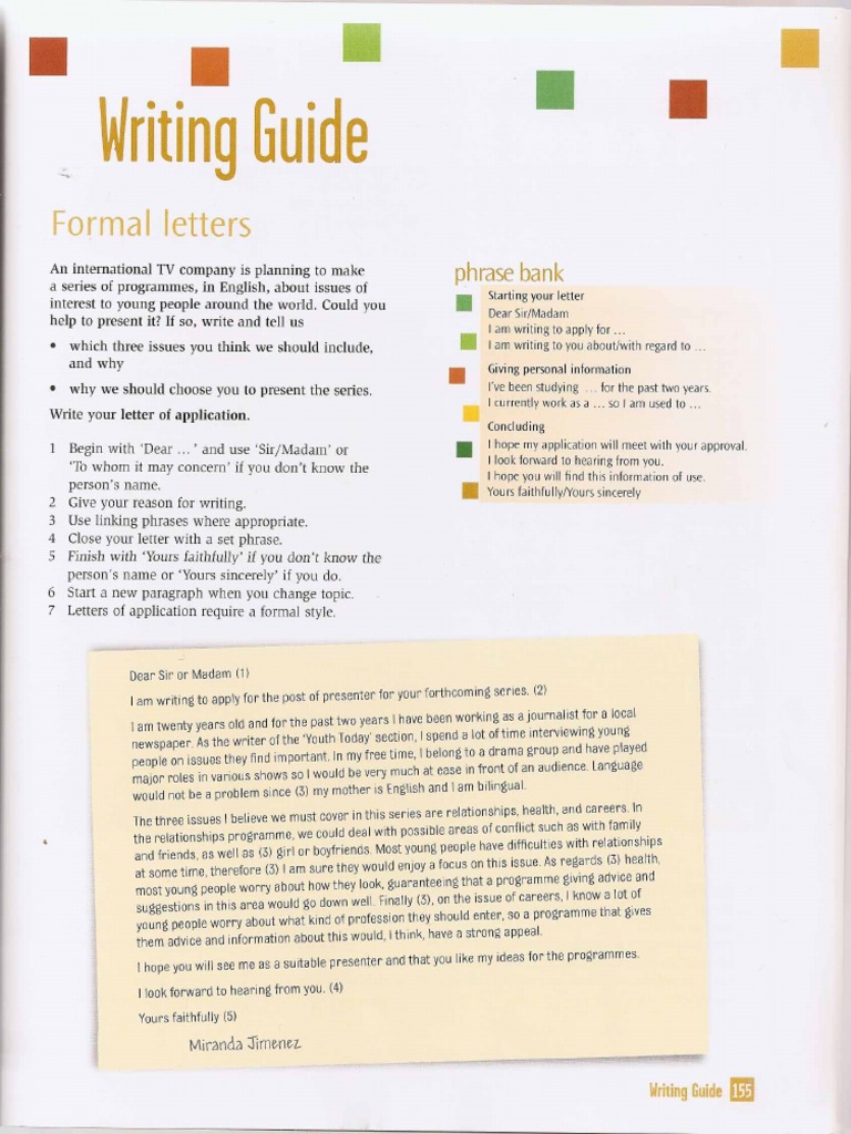 CAE writing guide