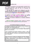 Portugal No Século Xiii - Resumo