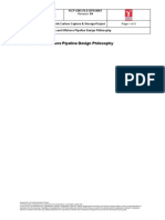 6.6 Onshore and Offshore Pipeline Design Philosophy PDF