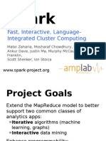 Spark: Fast, Interactive, Language-Integrated Cluster Computing