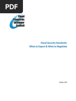 Cloud Security Standards Landscape Final