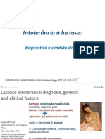 Diagnóstico e conduta clínica da intolerância à lactose