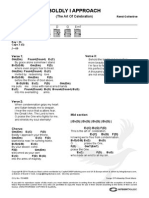 Boldly I Approach Chord Chart