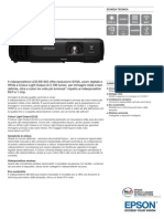 EB S03 Scheda Tecnica Epson Proiettore