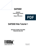 Sap2000 - Detailed Tutorial Including Including Pushover Analysis