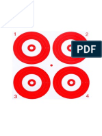 Target 3 - X4 - 18m Indoor Practise Targets