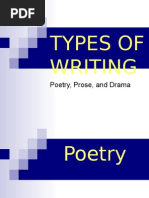 poetry, prose, and drama powerpoint