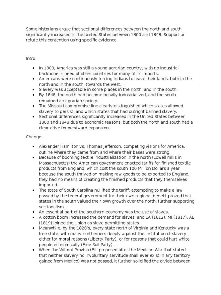 Evaluate the extent to which debates over slavery in the period from 1830 to 1860 image