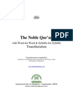 Qur'an Transliterate 01-05 Juz