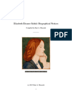 Elizabeth Eleanor Siddal: Biographical Notices. Compiled by Bart A. Mazzetti
