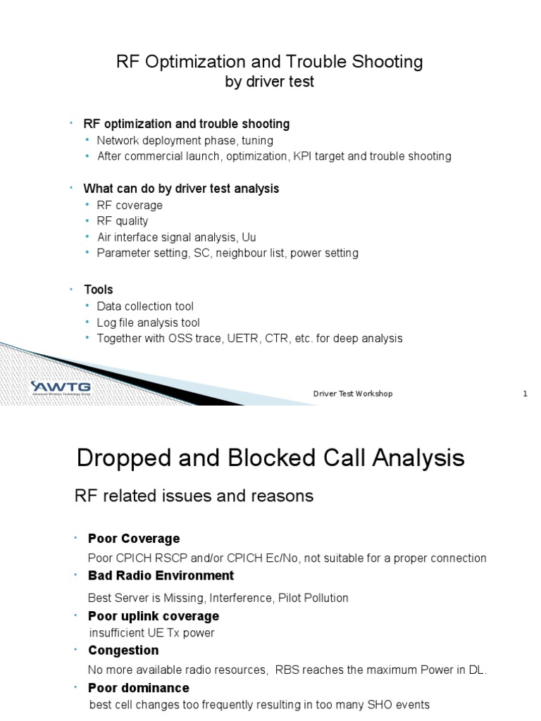 Dropped and Blocked Call Analysis | PDF | Telecommunications ...