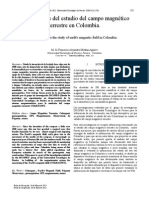 Antecedentes Del Campo Magnético Terrestre en Colombia