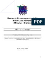 Ato Declaratório Ambiental (Ada) - Relatório Do Protocolo de Montreal