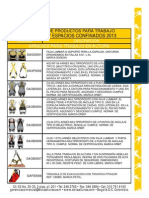 Catalogo Seguridad Alturas Espacios Confinados