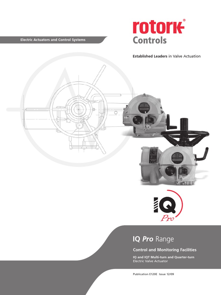 Rotork MOV Catalogue Electric Motor Power Supply