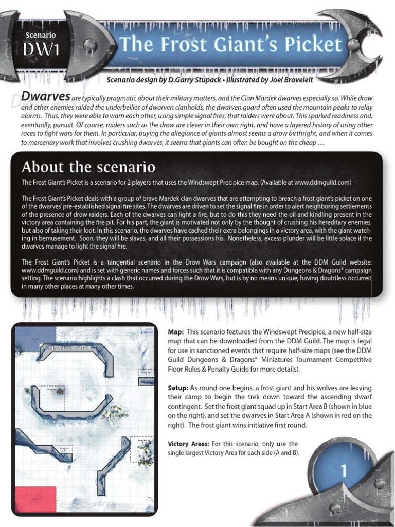 DW01 PDF | PDF | Dwarf (Dungeons & Dragons) | Tsr (Company) Games