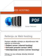 Web Hosting: Goran Petrović