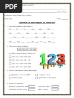 Avaliação de Matematica - 3 Ano