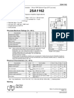 Audio Frequency General Purpose Amplifier Applications: Absolute Maximum Ratings