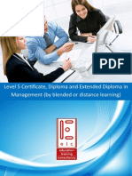 ATHE Level 5 Certificate Diploma Extended Diploma in Management