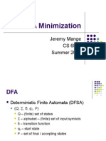 DFA Minimization