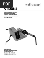 Velleman VTSS4 - User Manual