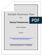 Sample Business Plan