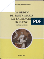 Historia de la Orden Mercedaria: 7 siglos de redención de cautivos