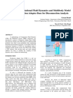 Integrating Computational Fluid Dynamics and Multibody Model of An Oil Production Adapter Base For Disconnection Analysis