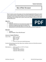 6 4rate of Plate Movement